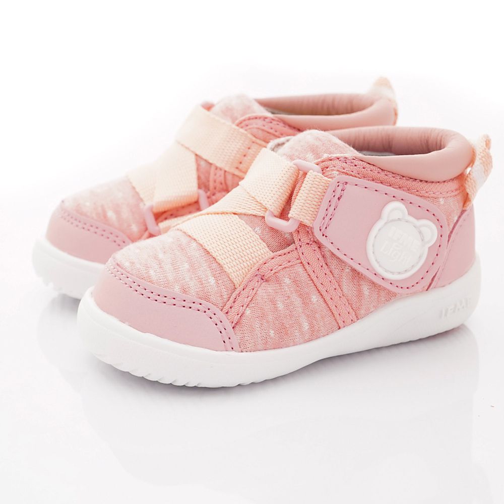 日本IFME - 機能童鞋/學步鞋-Light輕量系列穩定學步款(寶寶段)-粉