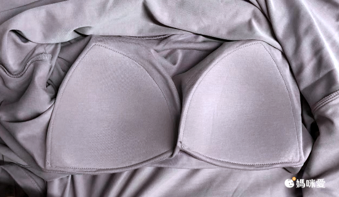 ALWAYS - 棉柔圓領短袖上衣(附胸墊)-藍色