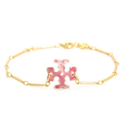 TORY BURCH - 雙T-LOGO手環 (紅)