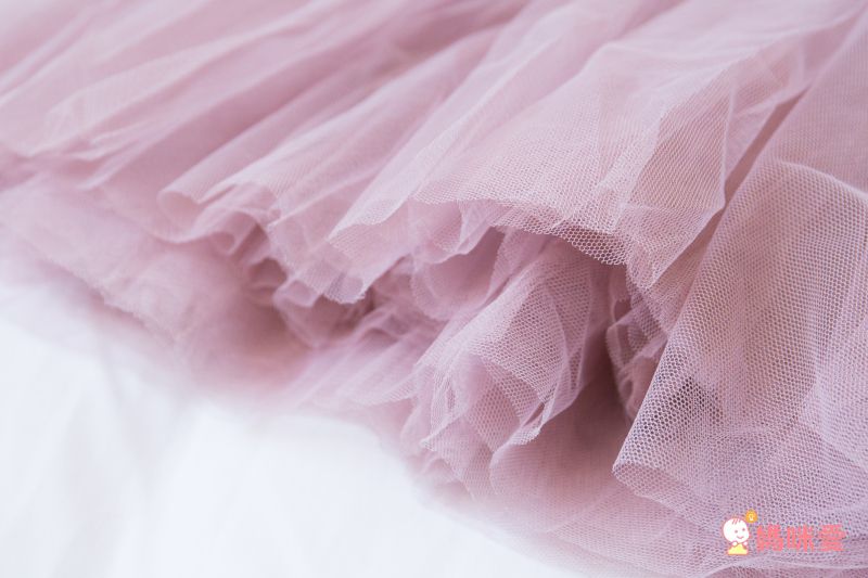 日本 GRL - 飄逸顯瘦雙層傘紗裙-灰摩卡 (M)