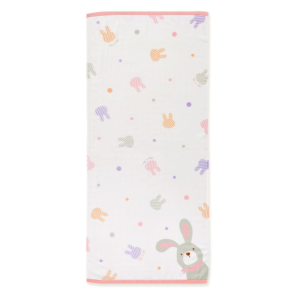 奇哥 - 超柔紗毛巾/大浴巾 60x137cm(2色選擇)-粉色