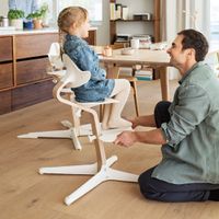 Stokke - nomi 多階段成長椅-橡木款-白色