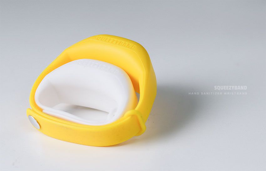 SqueezyBand - 蜘蛛人抗菌手環-兒童款-藍