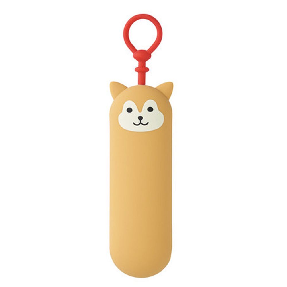 日本文具 LIHIT - 鑰匙收納套/鑰匙圈(約3支)-柴犬