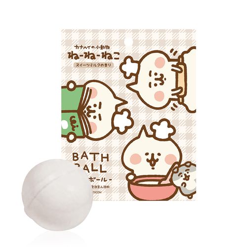 日本 NOL - 卡娜赫拉的小動物麵包篇入浴球-5入組(隨機出貨)