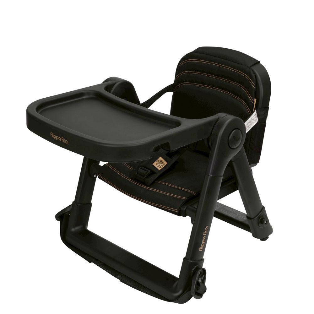 Flippa flex兩用兒童餐椅-黑曜金