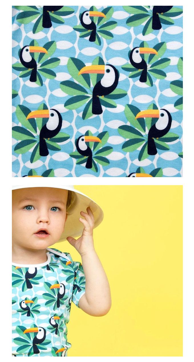 英國 SLEEP NO MORE - 100% 有機棉嬰幼兒長褲-大嘴鳥 (1.5-2 Y)