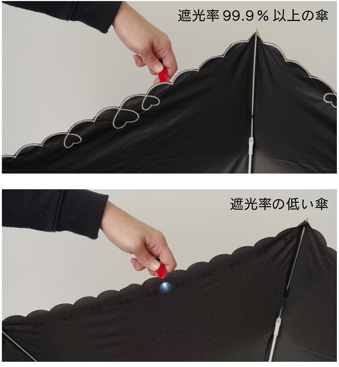 日本 nifty colors - 抗UV輕量 晴雨兩用折疊傘-美味櫻桃-陽光黃 (直徑98cm/195g)