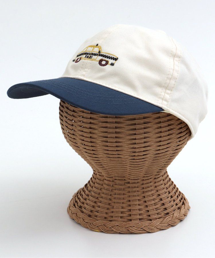 日本 BREEZE - 彩色刺繡印花棒球帽-計程車-深藍