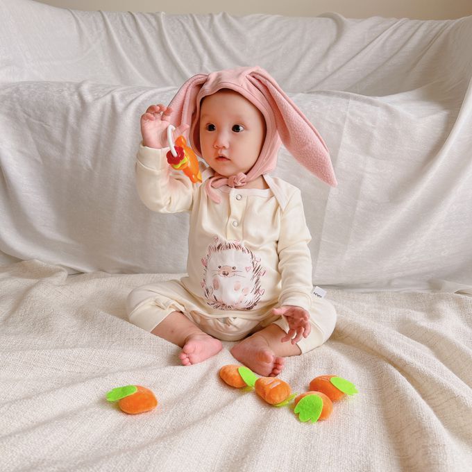 YOUrs - 純淨手繪連身衣-甜刺蝟