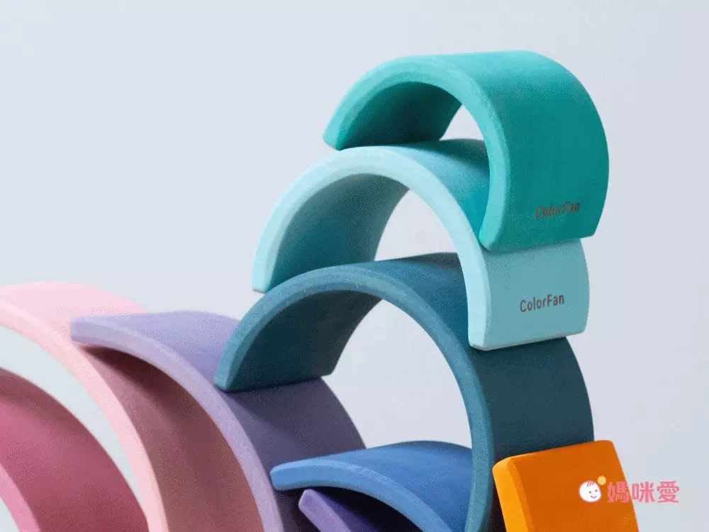 一組成就100種玩法【Color Fan】彩虹積木