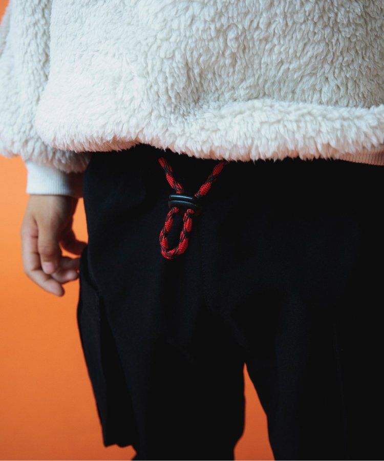 日本 BREEZE - 裏起毛工裝休閒長褲-丹寧藍