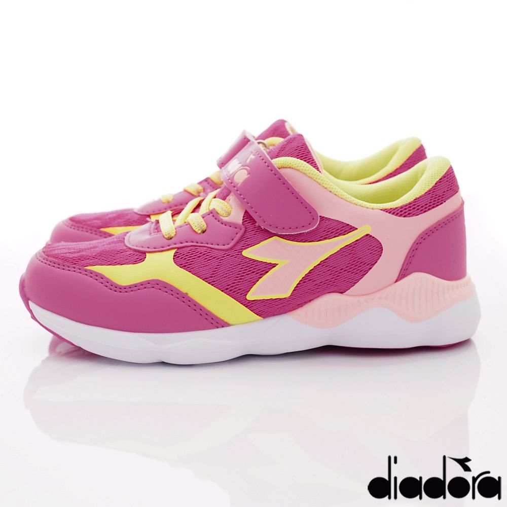 DIADORA - 春夏新品義式競速運動潮流鞋款(大童段)-粉