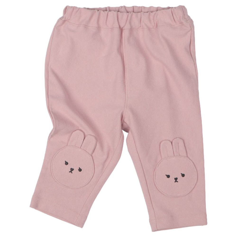 7分褲-膝蓋動物造型-粉紅色