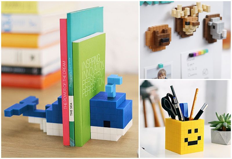 隨手創造像素藝術【Pixio】磁性方塊積木