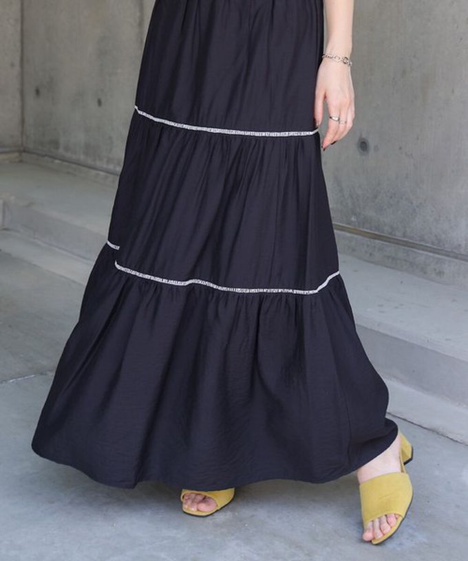 日本 Bab - 純棉針織拼接渡假風無袖洋裝-經典黑