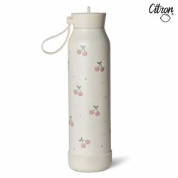 Citron - 矽膠提把保溫瓶_500ml-甜美櫻桃