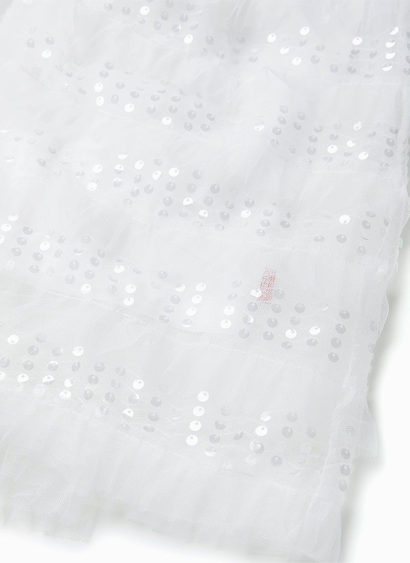 韓國 OZKIZ - 白雪天使洋裝(附發光髮飾)-白