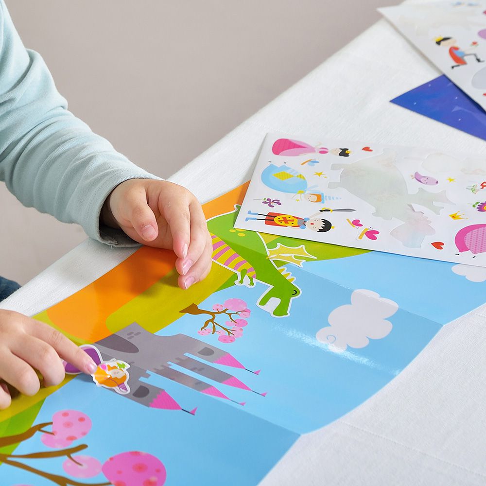 西班牙 APLI - 旅遊貼紙-公主派對