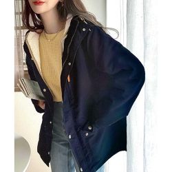 日本 Classical Elf - [熱銷NO.1]  3WAY百搭保暖連帽防風外套-海軍藍