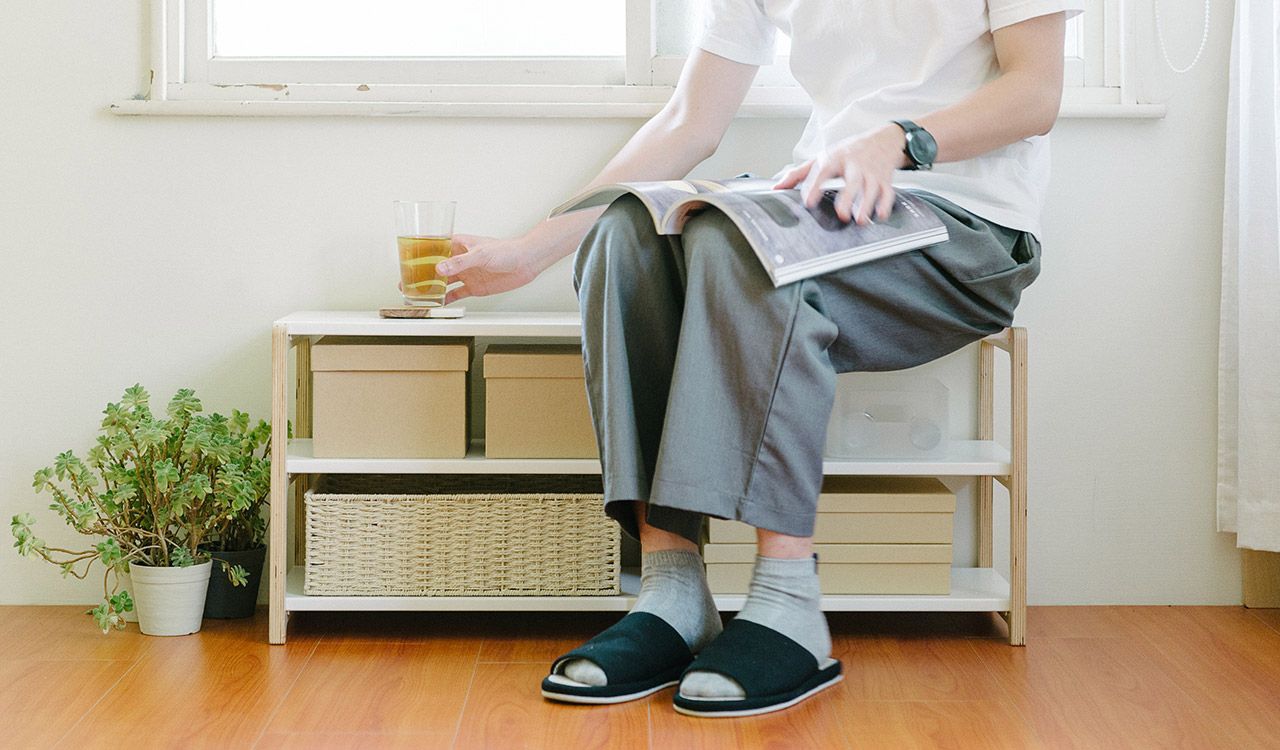 走走家具 - 走走兩用架-清新白 (90 / 34 / 42 (cm))