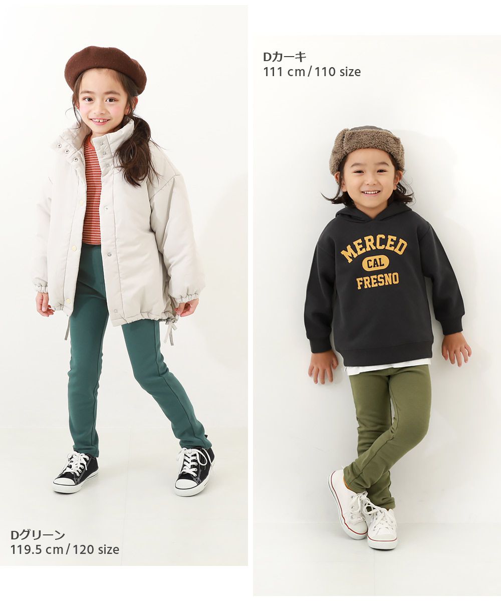 日本 devirock - RICH WARM 刷毛保暖合身長褲-酒紅