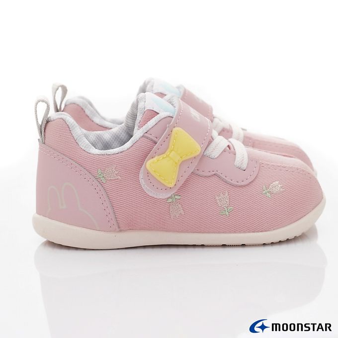 Moonstar日本月星 - 赤子心系列寶寶學步機能鞋-CRB1414粉(寶寶段)-學步鞋-粉