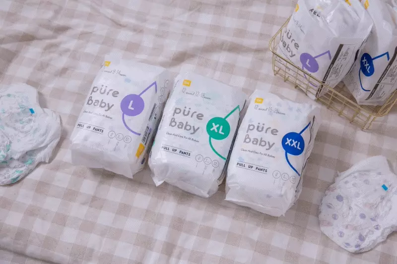 YOME｜PureBaby - 全新超輕薄拉拉褲-體驗組 (XXL)-旅行裝12片 X 4包 + 10抽99.9抗菌濕巾 X 2包