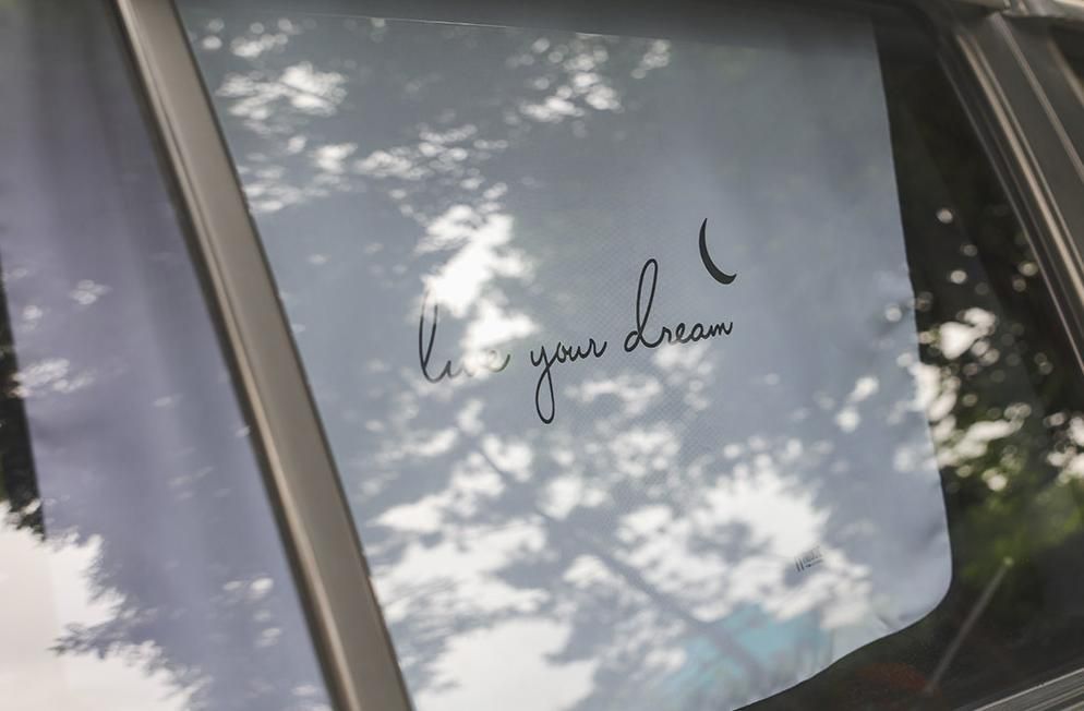 韓國 Bebe Deco - 完美遮光六層磁鐵遮陽窗簾-雪山旅行 (65*45cm)