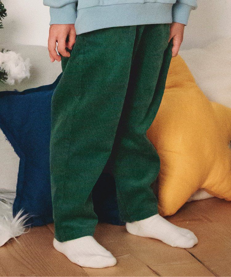 日本 BREEZE - 舒適百搭休閒長褲-暖橘