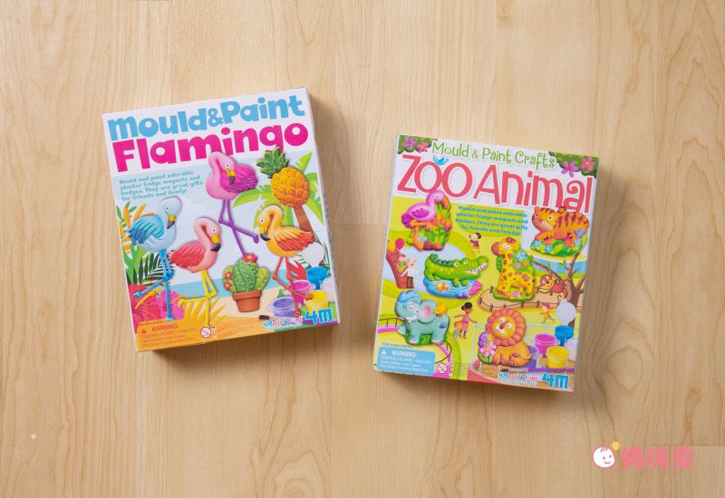 香港4M創意玩具 - 製作磁鐵-熱情火鶴