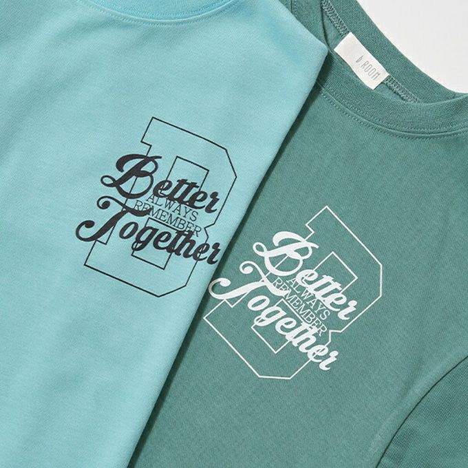 日本 b-ROOM - 美式休閒印花短袖上衣-紫