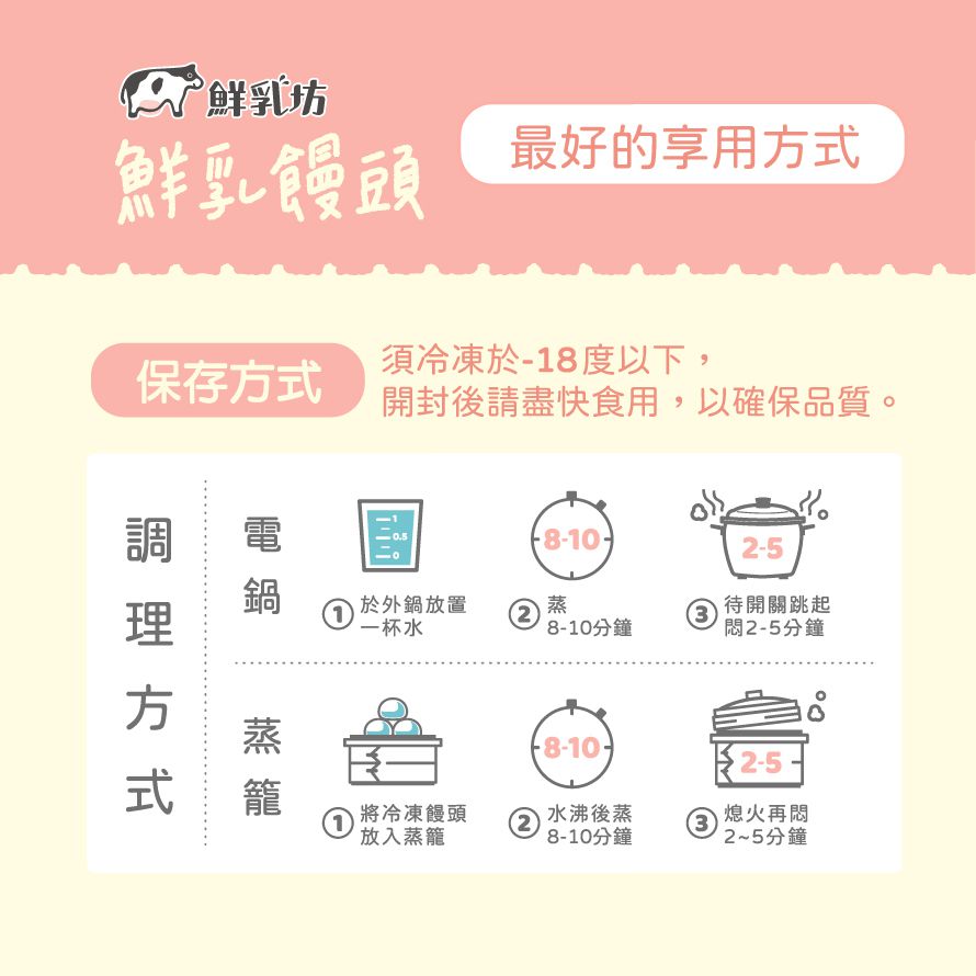 鮮乳坊 - 鮮乳饅頭6包-9入/315g/包