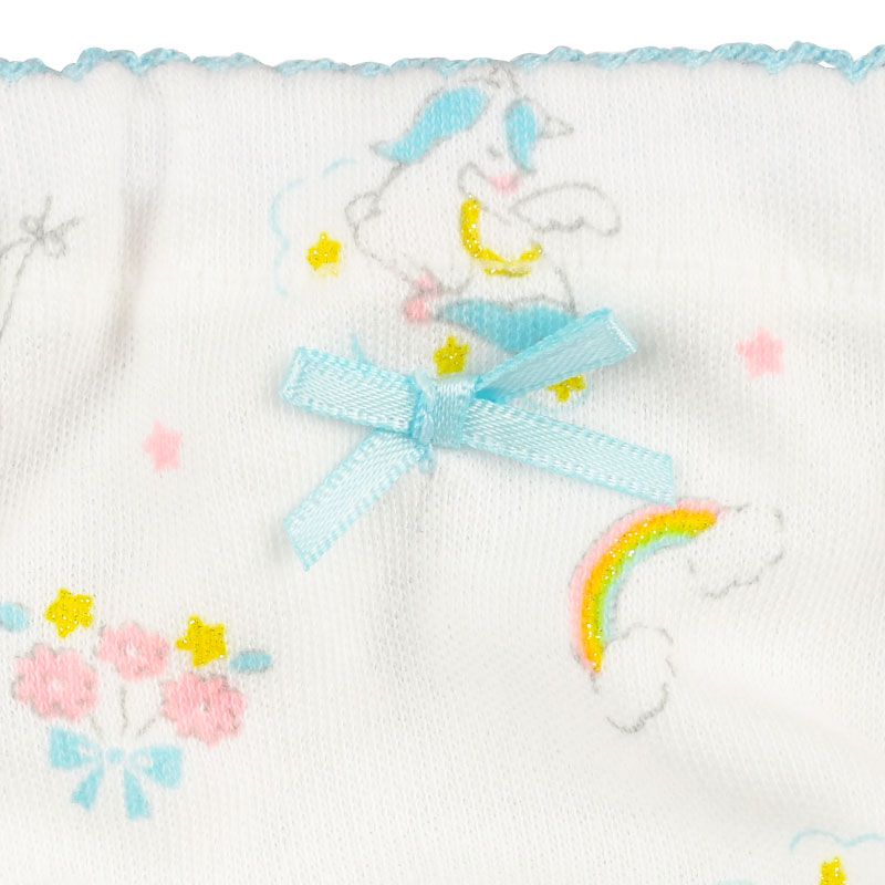 akachan honpo - 內褲2件組-獨角獸-白色