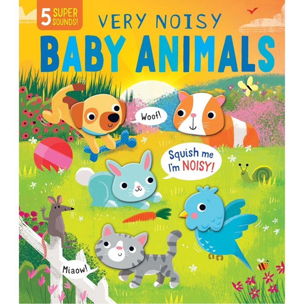 Very Noisy Baby Animals  歡鬧動物小寶寶（壓壓音效書）