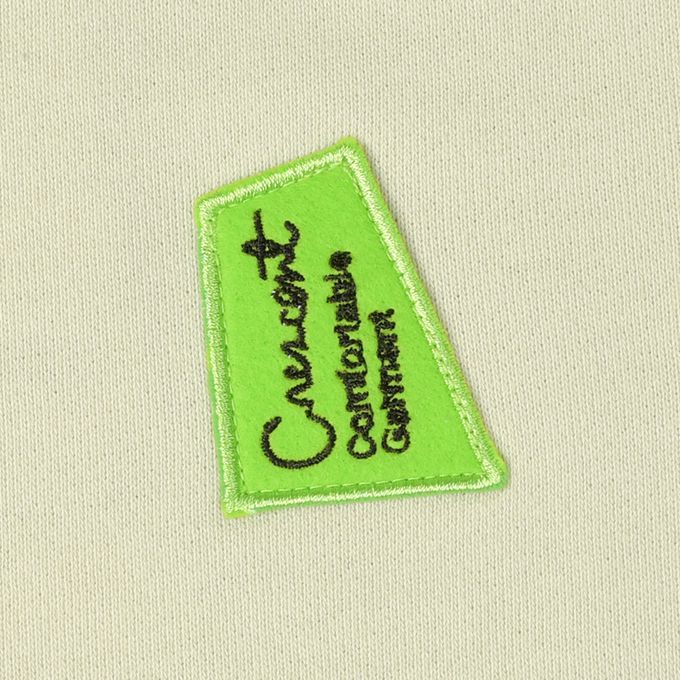 akachan honpo - 休閒上衣-下擺拼接-淺卡其色