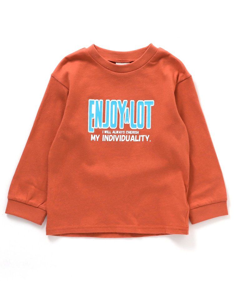 日本 BREEZE - 百搭舒適圓領薄長袖上衣-GO OUT-摩卡