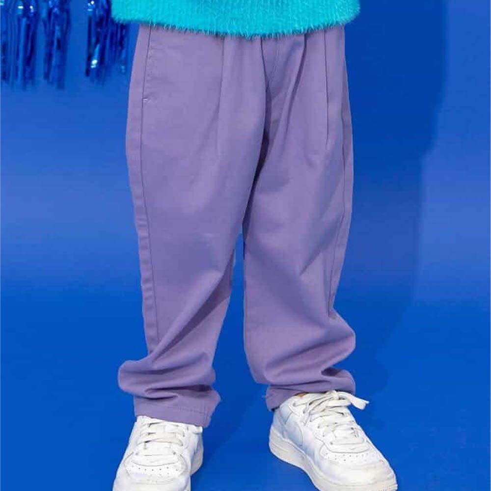 100%棉 品牌經典百搭廚師褲-紫