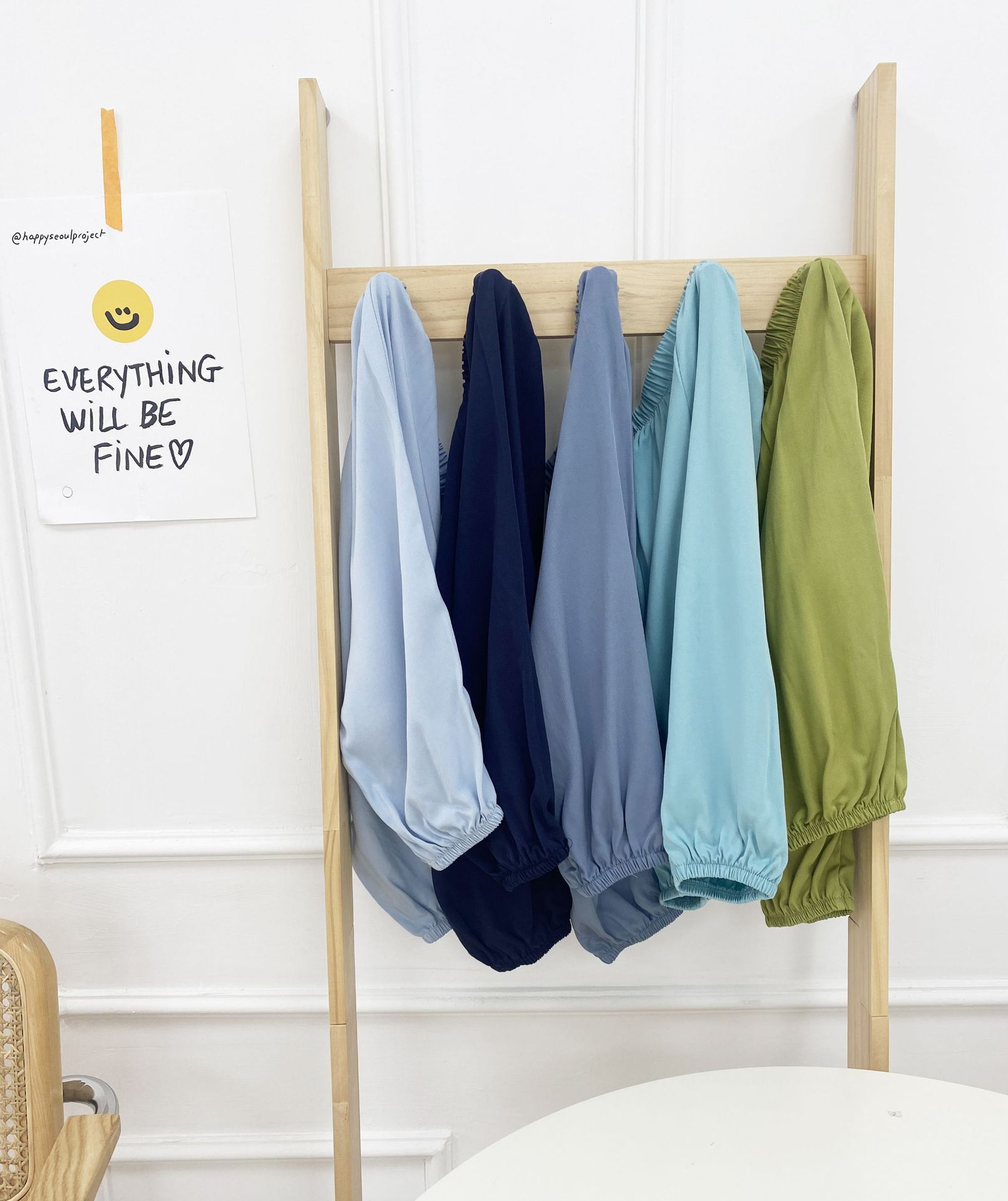 純色冰絲棉質防蚊褲/空調褲-卡其色