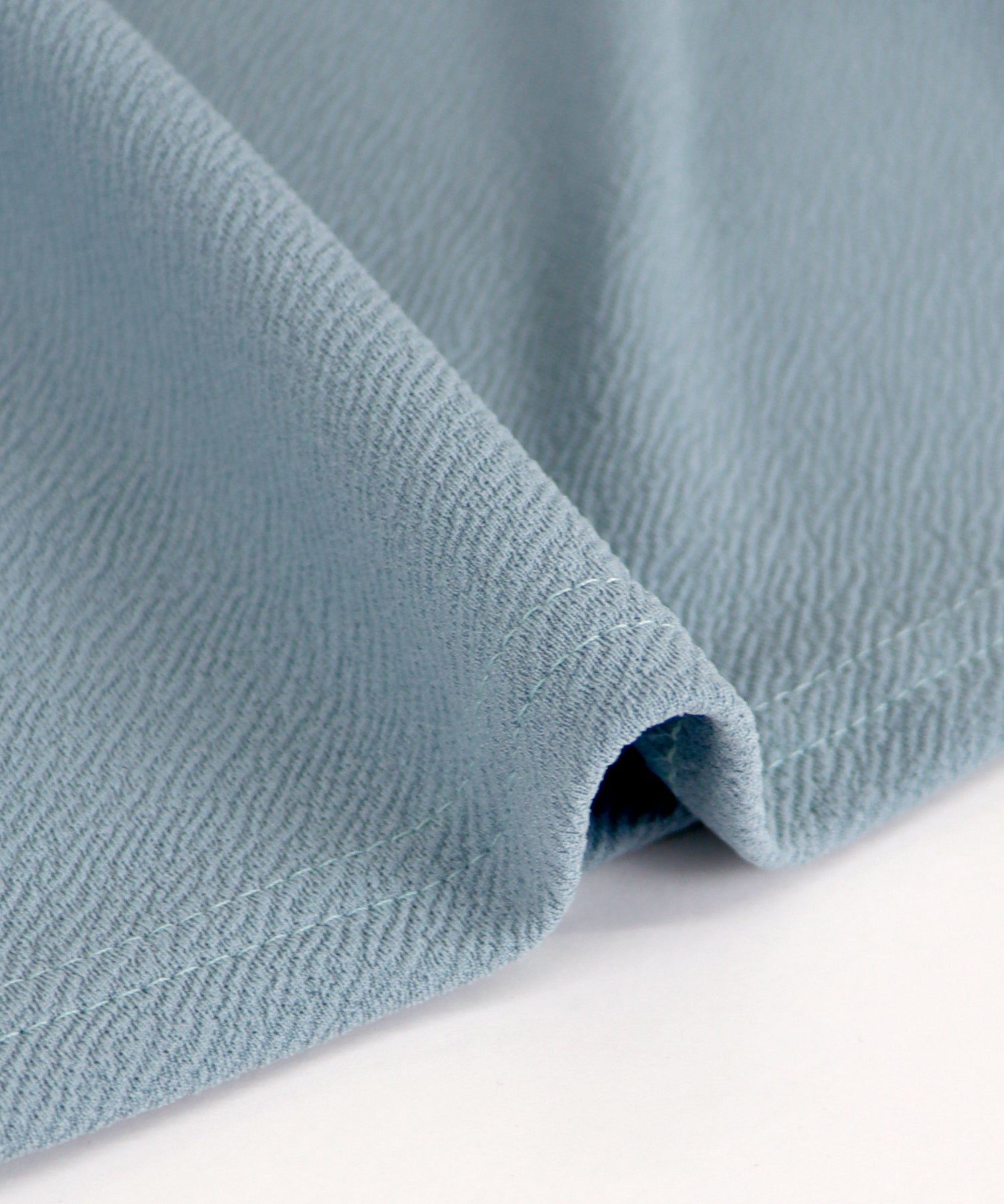 日本 BLUE EAST - 休閒扭結垂墜連身褲-水藍