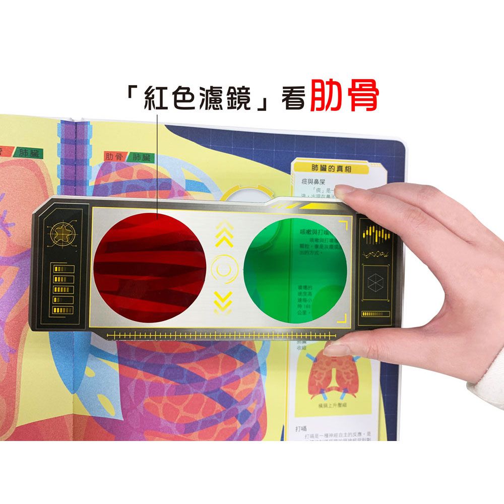 人體大透視:濾鏡百科遊戲書（內附神奇雙色透視濾鏡，可顯現出不同圖案！）