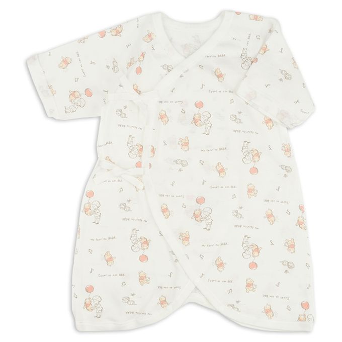 akachan honpo - 嬰兒用品5件組-小熊維尼-淺卡其色