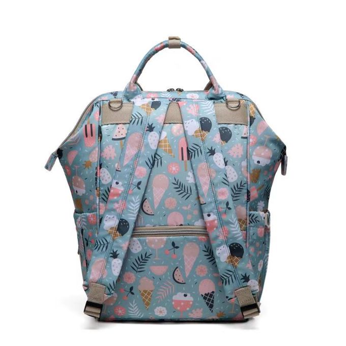 Heine 海恩 - WIN-202 時尚多功能多口袋 媽媽包 後背包 育兒包 待產包-夏日風情