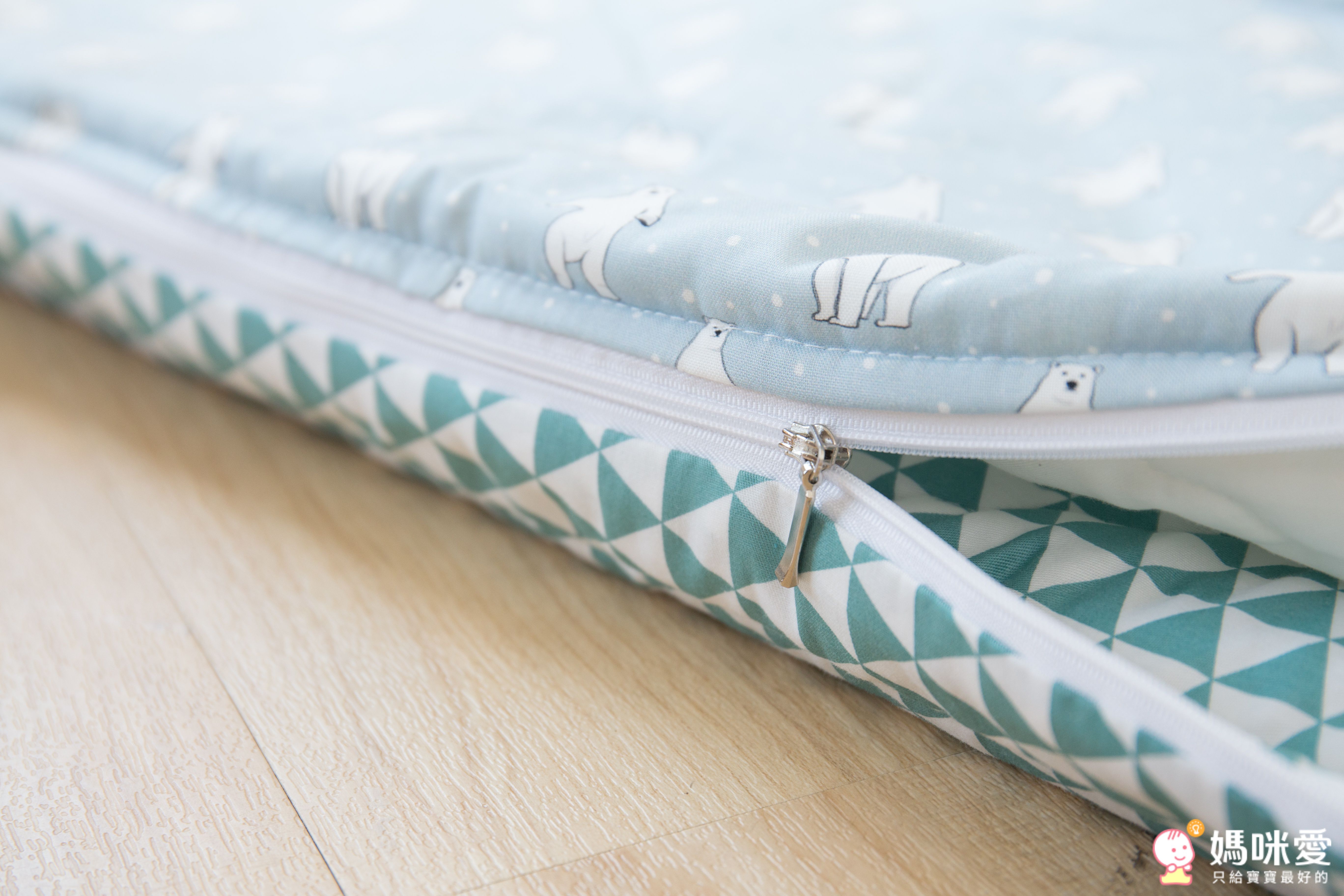 韓國 2cm+透氣乳膠墊睡袋，支撐力UP↑，分散受力保護寶貝脊椎 ♥