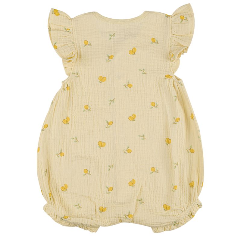 akachan honpo - 包屁衣-穆斯林棉紗 水果-黃色