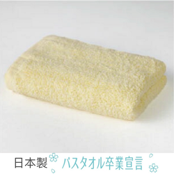 日本 本多 - 卒業宣言 日本製6倍吸水力毛巾-鵝黃 (33×100cm)