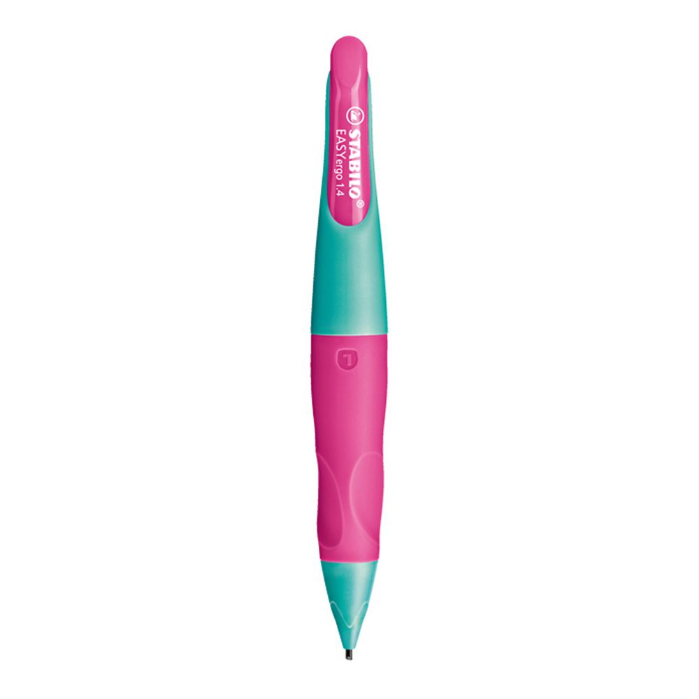 STABILO思筆樂 - 1.4 mm 胖胖鉛 人體工學自動鉛筆 左手 松石綠/粉紅