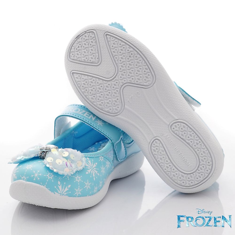 冰雪奇緣 - 台灣製冰雪奇緣公主鞋(中小童段)-休閒鞋-藍