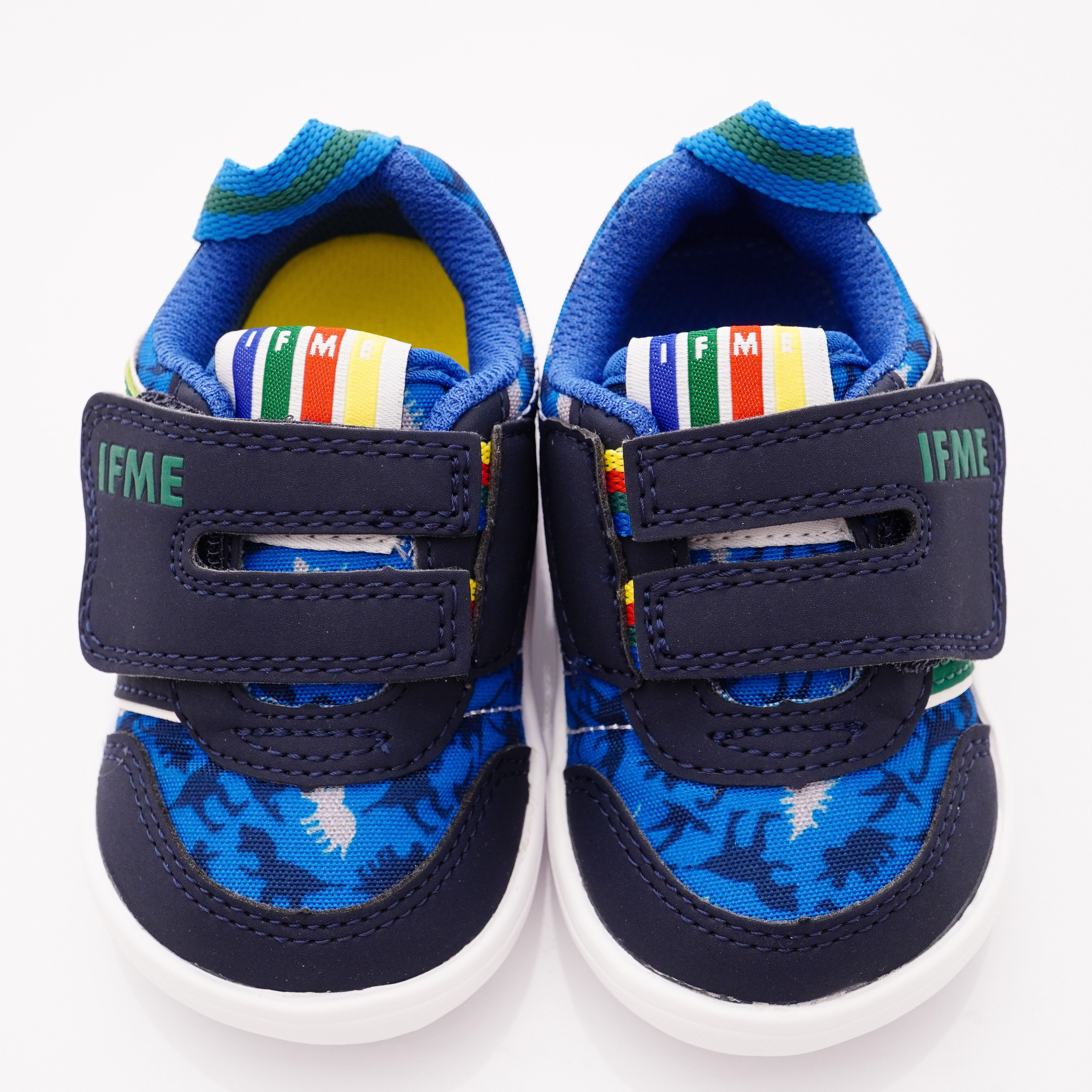 日本IFME - 機能童鞋/學步鞋-Light輕量系列護踝穩定學步款(寶寶段)-藍