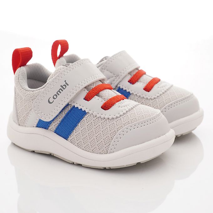 日本 Combi - COMBI醫學級NICEWALK兒童成長機能鞋(寶寶段)-休閒鞋-灰